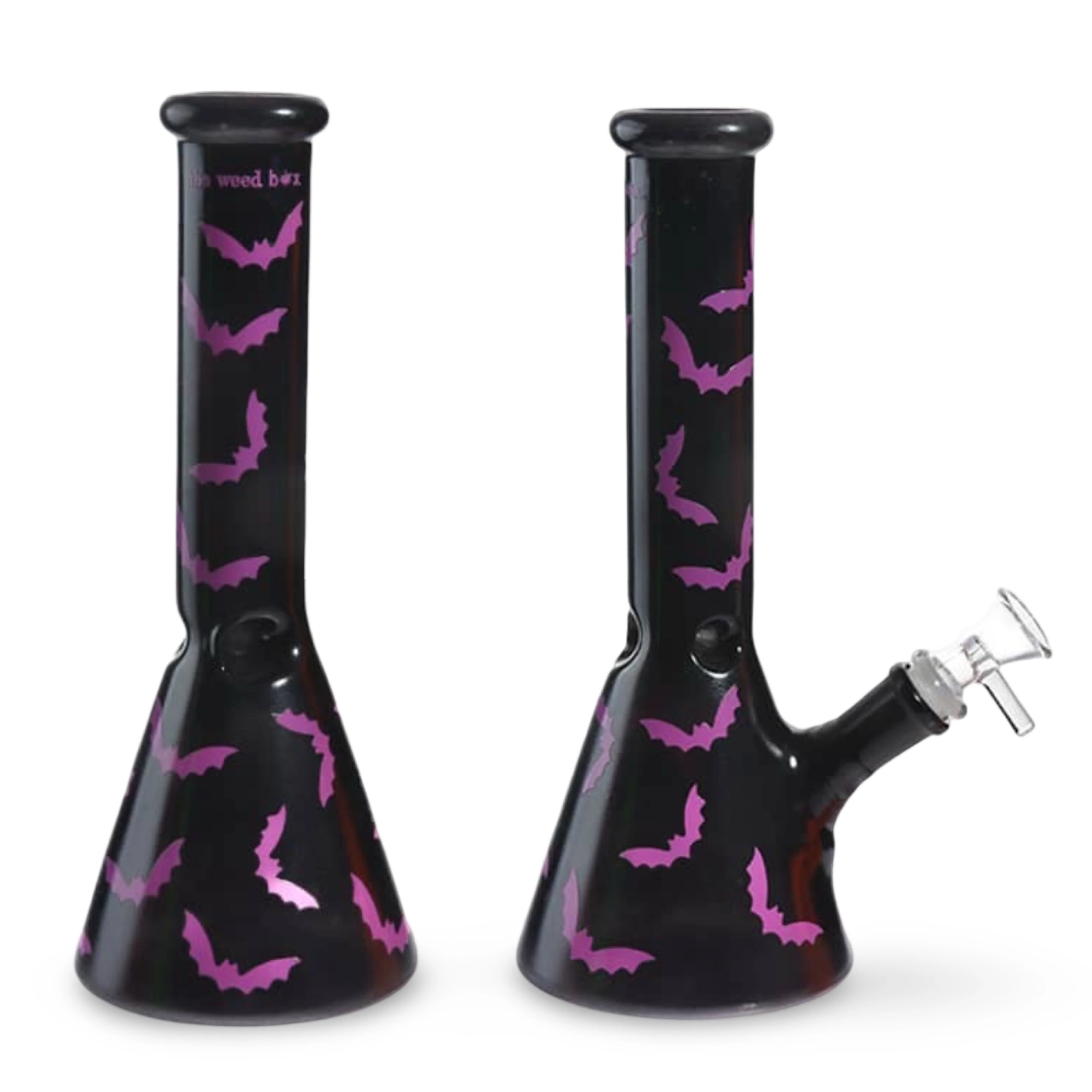 10” Purple Bat Beaker Bong - Image 3