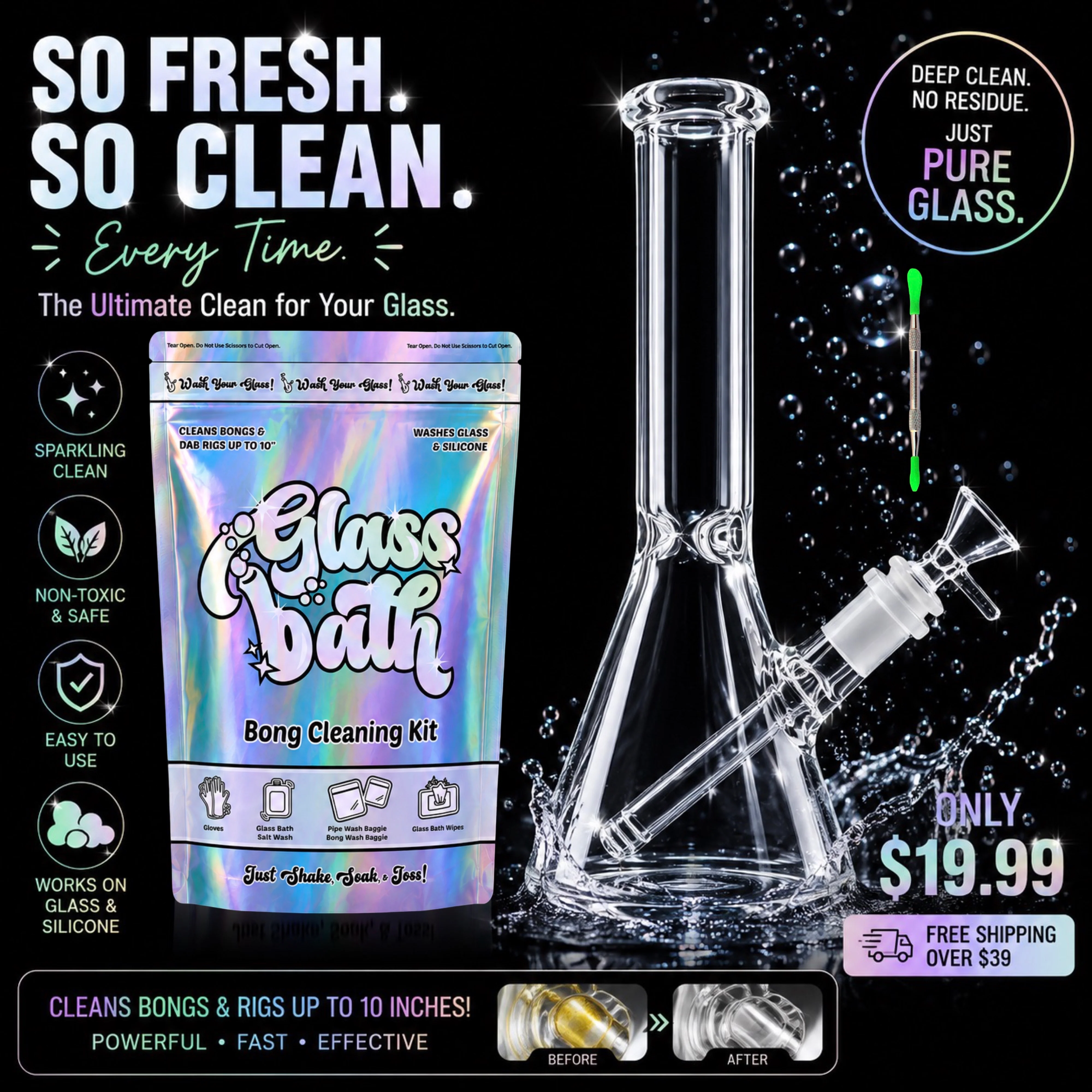 Glass Bath®️ Bong Cleaning Kit - Image 3