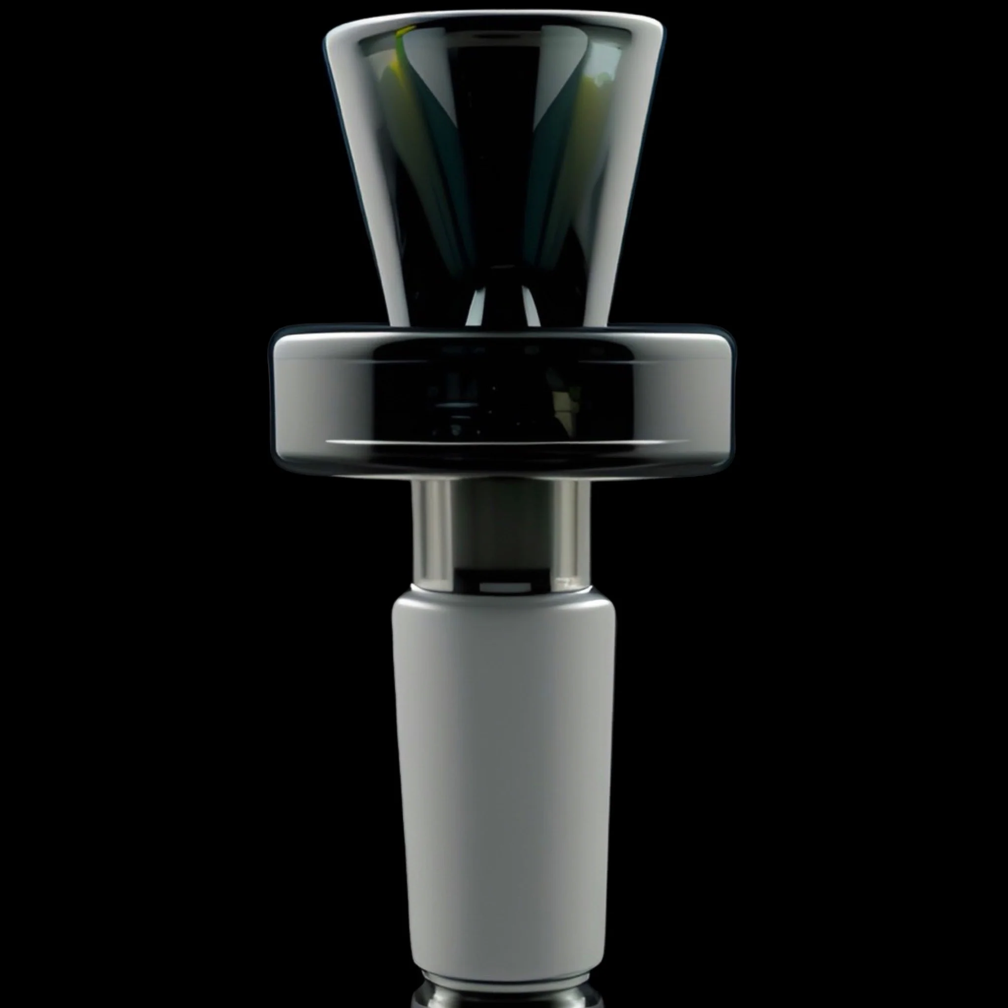 The Weed Box®️ Glass Flower Bowl Smoke Gray | 14mm - Image 3